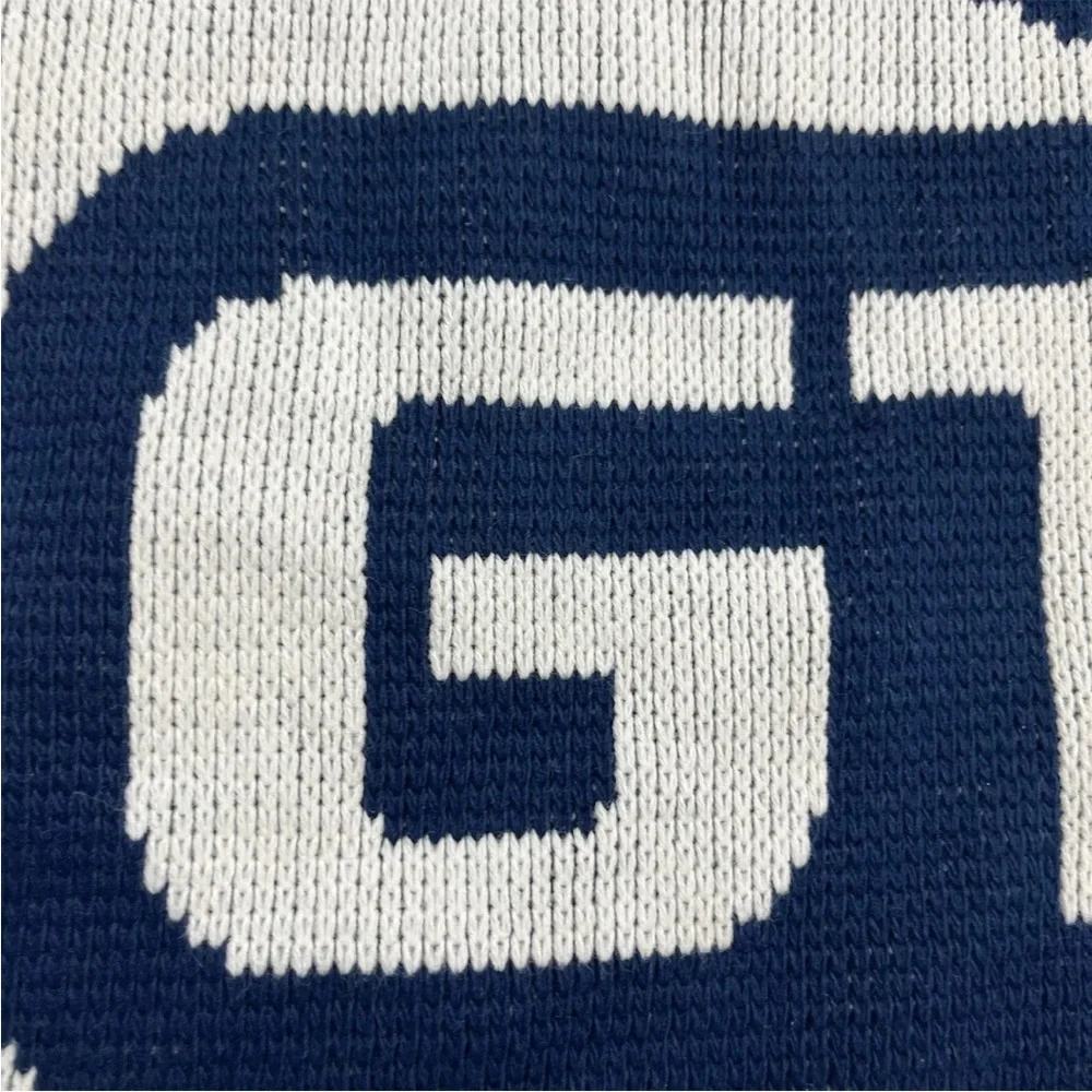 Vintage XXVII 1992 Super Bowl Cowboys Bills Knit Blanket
